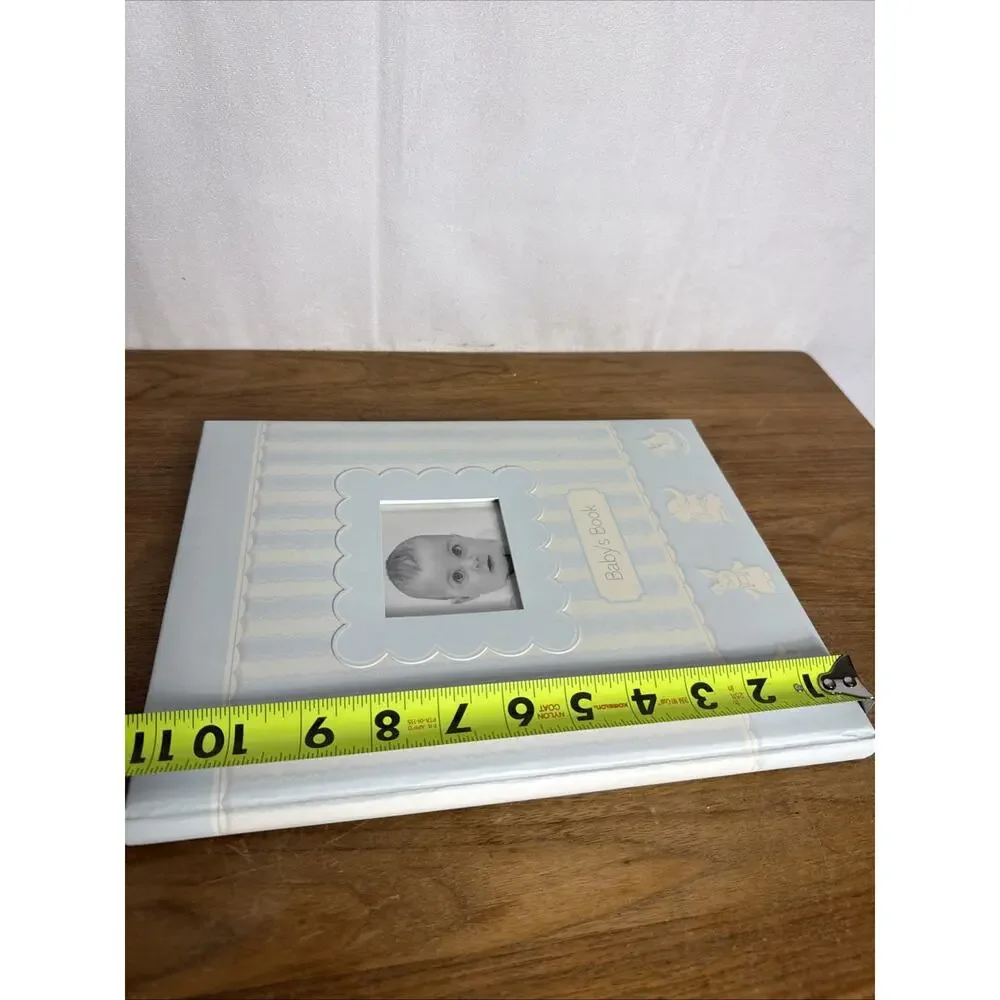 Anna Griffin Baby's Book Blue Boy 8.5x11 Milestone Keepsake C.R. Gibson B2-8173